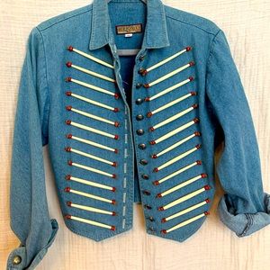 COPY - Double D Ranch Wear beaded jean jacket